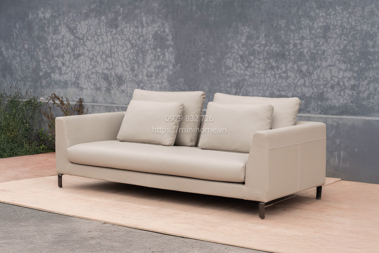 SOFA SFSL03 Da công nghiệp dài 218cm