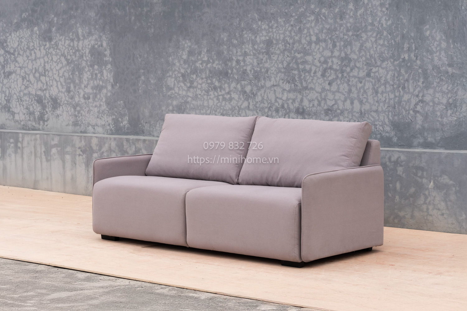 SOFA SFSL12 Vải Màu ghi dài 190cm