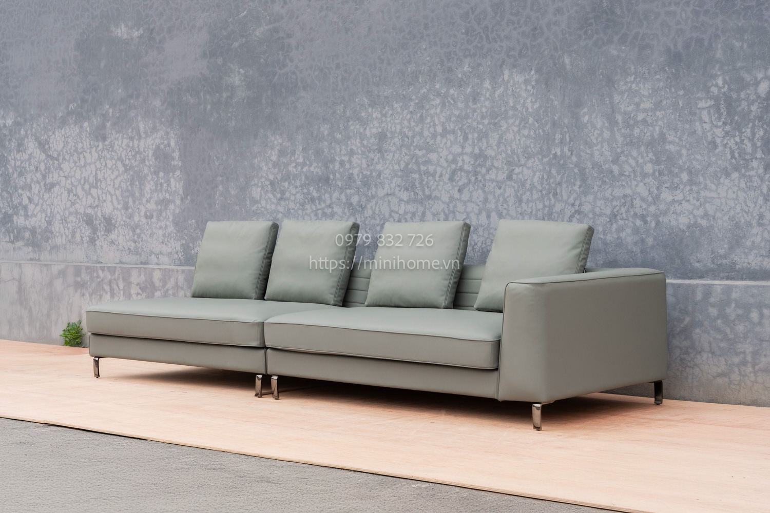 ROYAL SFSL14 Da công nghiệp Màu xanh dài 376cm