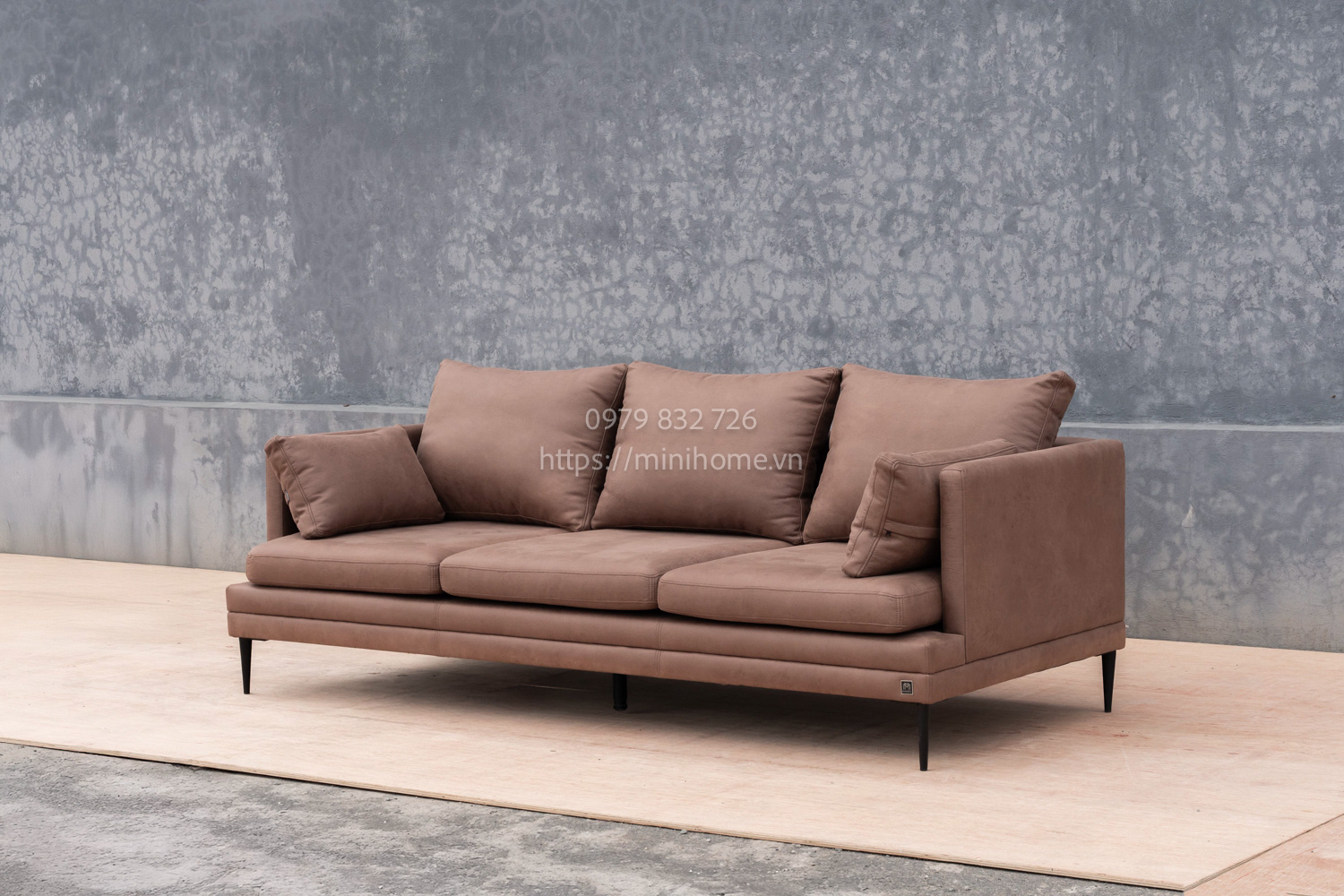 BELLA SFSL17 Da công nghiệp Màu nâu đậm dài 210cm