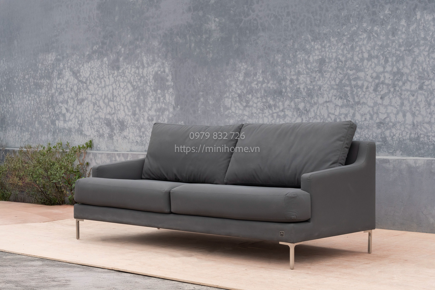 SOFA SFSL19 Vải Màu xanh dài 216cm