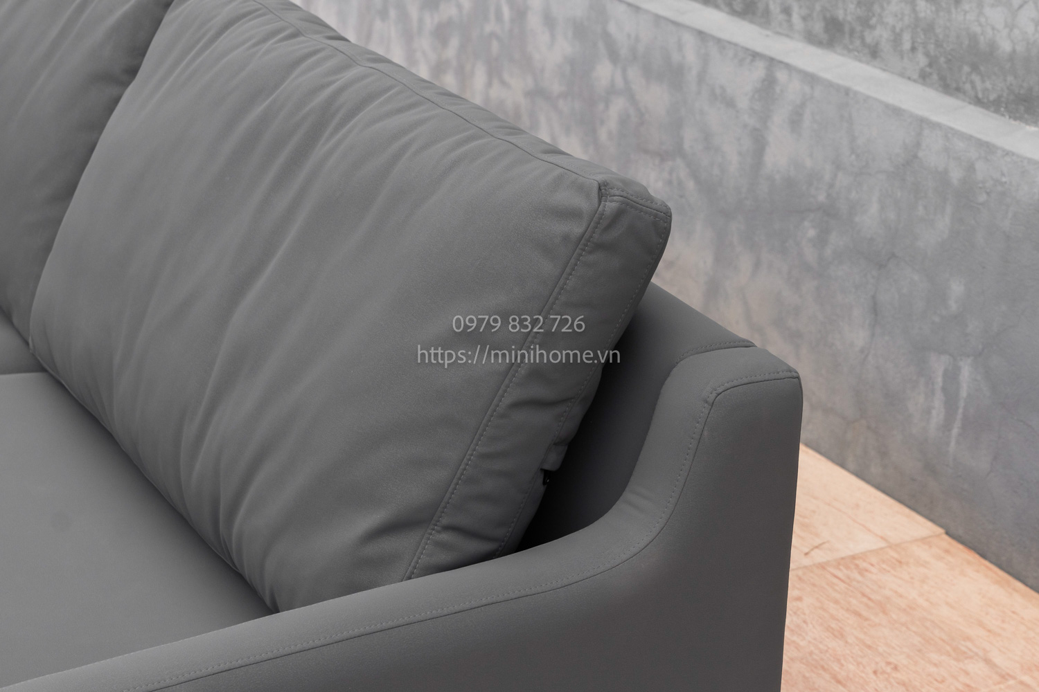 Alternative view of SOFA SFSL19 Vải Màu xanh dài 216cm