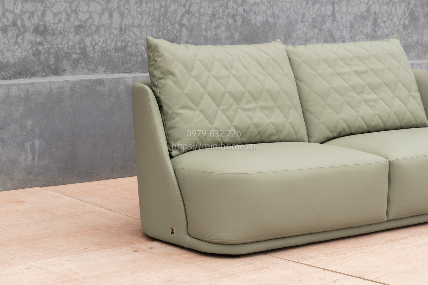 Alternative view of RIMINI SFSL20 Da công nghiệp Màu xanh dài 210cm